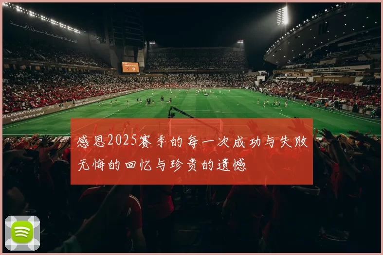 感恩2025赛季的每一次成功与失败无悔的回忆与珍贵的遗憾